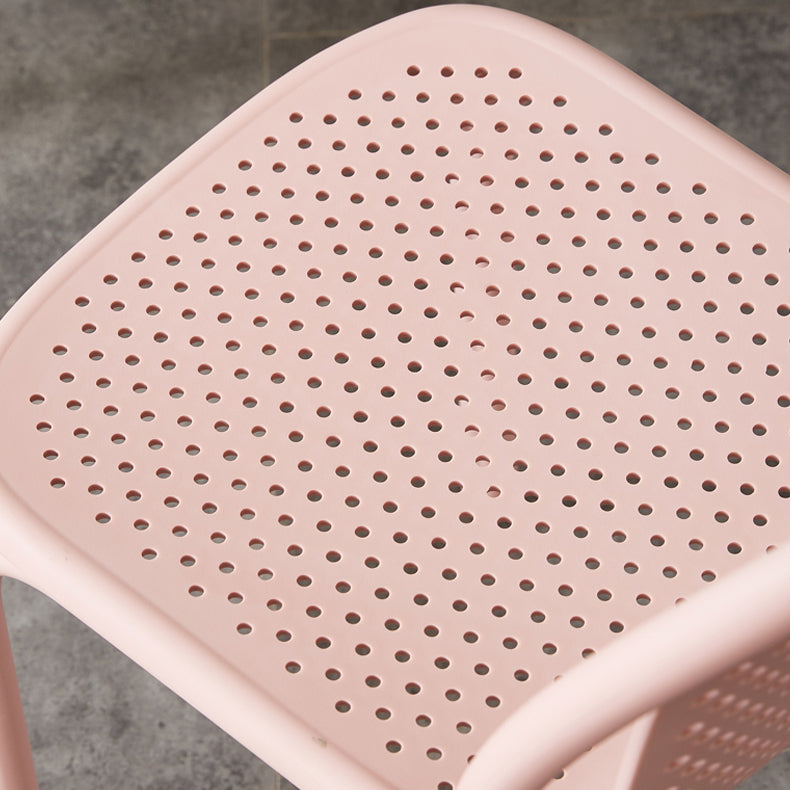 Stackable Plastic Dining Side Chair Scandinavian Armless Dining Chairs (Set of 4) Clearhalo ' kitchen&dining_furn' 'Dining Chairs' 'Dining Tables & Seating' 'dining_chair' 'furn' 'furn_dining_chair' 'Furniture' 'furniture_dining_chair' 'Kitchen & Dining Furniture' 'kitchen' 3998558