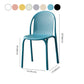 Stackable Plastic Dining Side Chair Scandinavian Armless Dining Chairs (Set of 4) Clearhalo ' kitchen&dining_furn' 'Dining Chairs' 'Dining Tables & Seating' 'dining_chair' 'furn' 'furn_dining_chair' 'Furniture' 'furniture_dining_chair' 'Kitchen & Dining Furniture' 'kitchen' 3998563