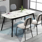 Glam Metal Dining Room Armless Chairs Open Back Dining Side Chair for Restaurant Clearhalo ' kitchen&dining_furn' 'Dining Chairs' 'Dining Tables & Seating' 'dining_chair' 'furn' 'furn_dining_chair' 'Furniture' 'furniture_dining_chair' 'Kitchen & Dining Furniture' 'kitchen' 3998625