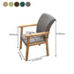 Indoor Contemporary Arm Chair Solid Back Wood Upholstered Single Dining Room Chair Clearhalo ' kitchen&dining_furn' 'Dining Chairs' 'Dining Tables & Seating' 'dining_chair' 'furn' 'furn_dining_chair' 'Furniture' 'furniture_dining_chair' 'Kitchen & Dining Furniture' 'kitchen' 3998709