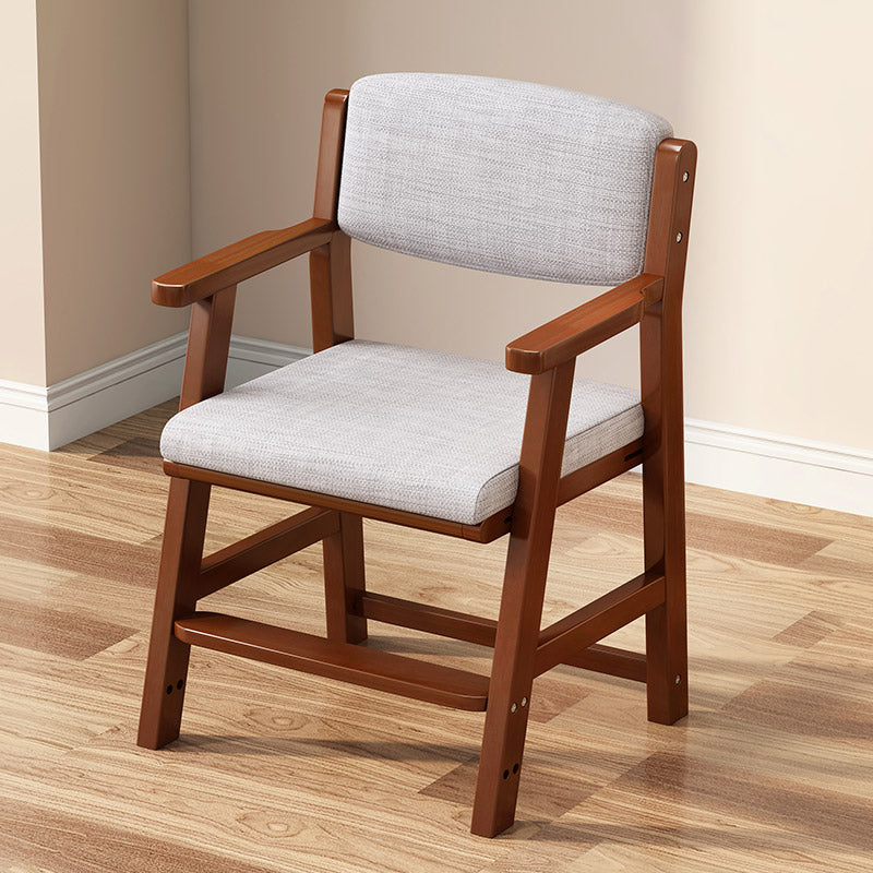 Wood Modern Indoor-Outdoor Chair Open Back Dining Single Chair for Home Use Walnut Clearhalo ' kitchen&dining_furn' 'Dining Chairs' 'Dining Tables & Seating' 'dining_chair' 'furn' 'furn_dining_chair' 'Furniture' 'furniture_dining_chair' 'Kitchen & Dining Furniture' 'kitchen' 3998711