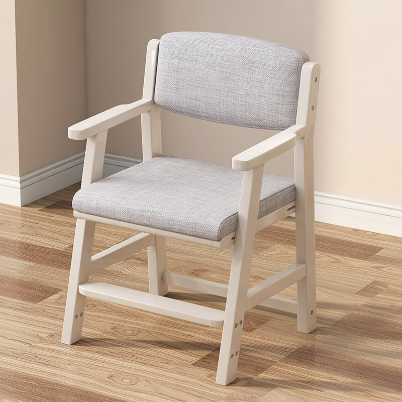 Wood Modern Indoor-Outdoor Chair Open Back Dining Single Chair for Home Use White Clearhalo ' kitchen&dining_furn' 'Dining Chairs' 'Dining Tables & Seating' 'dining_chair' 'furn' 'furn_dining_chair' 'Furniture' 'furniture_dining_chair' 'Kitchen & Dining Furniture' 'kitchen' 3998713