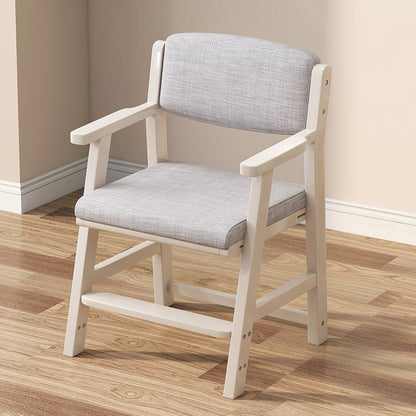 Wood Modern Indoor-Outdoor Chair Open Back Dining Single Chair for Home Use White Clearhalo ' kitchen&dining_furn' 'Dining Chairs' 'Dining Tables & Seating' 'dining_chair' 'furn' 'furn_dining_chair' 'Furniture' 'furniture_dining_chair' 'Kitchen & Dining Furniture' 'kitchen' 3998713