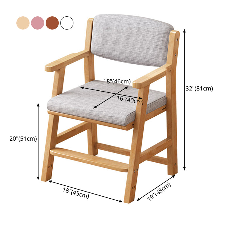 Wood Modern Indoor-Outdoor Chair Open Back Dining Single Chair for Home Use Clearhalo ' kitchen&dining_furn' 'Dining Chairs' 'Dining Tables & Seating' 'dining_chair' 'furn' 'furn_dining_chair' 'Furniture' 'furniture_dining_chair' 'Kitchen & Dining Furniture' 'kitchen' 3998720