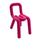 Modern Style Velvet Chair Dining Room Kitchen Open Back Side Chairs Set Pink 1 Piece Clearhalo ' kitchen&dining_furn' 'Dining Chairs' 'Dining Tables & Seating' 'dining_chair' 'furn' 'furn_dining_chair' 'Furniture' 'furniture_dining_chair' 'Kitchen & Dining Furniture' 'kitchen' 3998729