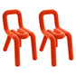 Modern Style Velvet Chair Dining Room Kitchen Open Back Side Chairs Set Orange Red 2 Piece Set Clearhalo ' kitchen&dining_furn' 'Dining Chairs' 'Dining Tables & Seating' 'dining_chair' 'furn' 'furn_dining_chair' 'Furniture' 'furniture_dining_chair' 'Kitchen & Dining Furniture' 'kitchen' 3998744
