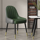 Indoor Scandinavian Arm Chair Parsons Back Metal Upholstered Dining Room Chair Gray-Green 1 Piece Clearhalo ' kitchen&dining_furn' 'Dining Chairs' 'Dining Tables & Seating' 'dining_chair' 'furn' 'furn_dining_chair' 'Furniture' 'furniture_dining_chair' 'Kitchen & Dining Furniture' 'kitchen' 3998777