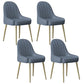 Indoor Scandinavian Arm Chair Parsons Back Metal Upholstered Dining Room Chair Blue 4 Piece Set Clearhalo ' kitchen&dining_furn' 'Dining Chairs' 'Dining Tables & Seating' 'dining_chair' 'furn' 'furn_dining_chair' 'Furniture' 'furniture_dining_chair' 'Kitchen & Dining Furniture' 'kitchen' 3998809