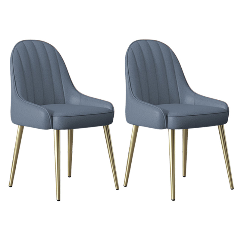 Indoor Scandinavian Arm Chair Parsons Back Metal Upholstered Dining Room Chair Blue 2 Piece Set Clearhalo ' kitchen&dining_furn' 'Dining Chairs' 'Dining Tables & Seating' 'dining_chair' 'furn' 'furn_dining_chair' 'Furniture' 'furniture_dining_chair' 'Kitchen & Dining Furniture' 'kitchen' 3998811