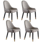 Nordic Glam Style Dining Chairs Wooden Dining Arm Side Chair for Kitchen Grey 4 Piece Set Clearhalo ' kitchen&dining_furn' 'Dining Chairs' 'Dining Tables & Seating' 'dining_chair' 'furn' 'furn_dining_chair' 'Furniture' 'furniture_dining_chair' 'Kitchen & Dining Furniture' 'kitchen' 3998826
