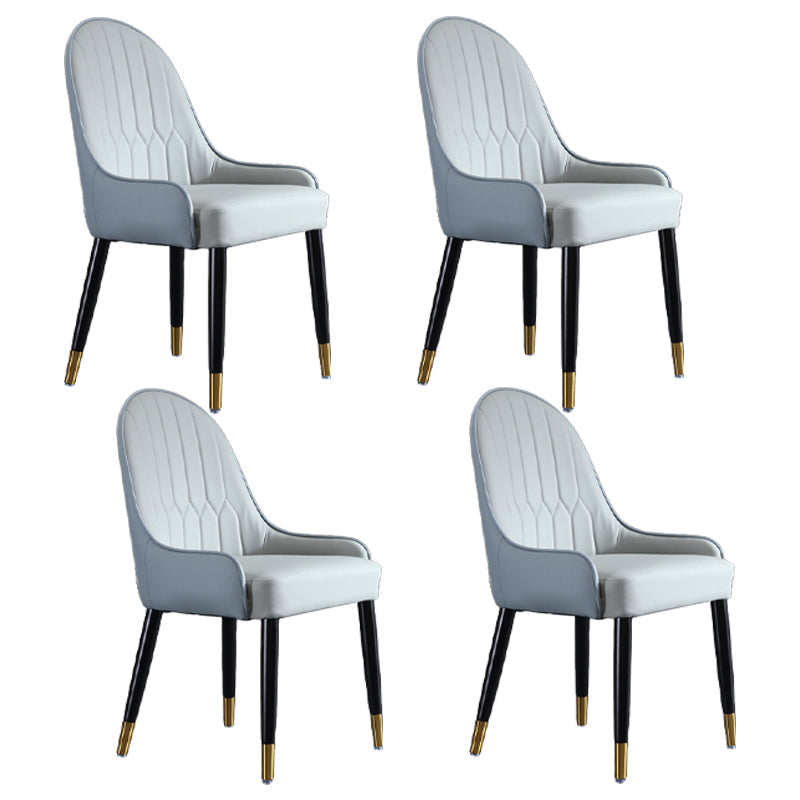 Nordic Glam Style Dining Chairs Wooden Dining Arm Side Chair for Kitchen Sky Blue 4 Piece Set Clearhalo ' kitchen&dining_furn' 'Dining Chairs' 'Dining Tables & Seating' 'dining_chair' 'furn' 'furn_dining_chair' 'Furniture' 'furniture_dining_chair' 'Kitchen & Dining Furniture' 'kitchen' 3998838