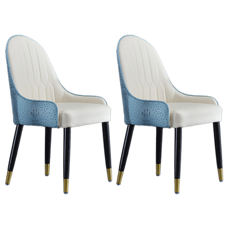 Nordic Glam Style Dining Chairs Wooden Dining Arm Side Chair for Kitchen Light Blue 2 Piece Set Clearhalo ' kitchen&dining_furn' 'Dining Chairs' 'Dining Tables & Seating' 'dining_chair' 'furn' 'furn_dining_chair' 'Furniture' 'furniture_dining_chair' 'Kitchen & Dining Furniture' 'kitchen' 3998846