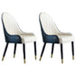 Nordic Glam Style Dining Chairs Wooden Dining Arm Side Chair for Kitchen Dark Blue 2 Piece Set Clearhalo ' kitchen&dining_furn' 'Dining Chairs' 'Dining Tables & Seating' 'dining_chair' 'furn' 'furn_dining_chair' 'Furniture' 'furniture_dining_chair' 'Kitchen & Dining Furniture' 'kitchen' 3998849