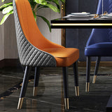Nordic Glam Style Dining Chairs Wooden Dining Armless Side Chair for Kitchen (Set of 2) Clearhalo ' kitchen&dining_furn' 'Dining Chairs' 'Dining Tables & Seating' 'dining_chair' 'furn' 'furn_dining_chair' 'Furniture' 'furniture_dining_chair' 'Kitchen & Dining Furniture' 'kitchen' 3998854