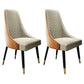 Nordic Glam Style Dining Chairs Wooden Dining Armless Side Chair for Kitchen (Set of 2) Orange Clearhalo ' kitchen&dining_furn' 'Dining Chairs' 'Dining Tables & Seating' 'dining_chair' 'furn' 'furn_dining_chair' 'Furniture' 'furniture_dining_chair' 'Kitchen & Dining Furniture' 'kitchen' 3998855