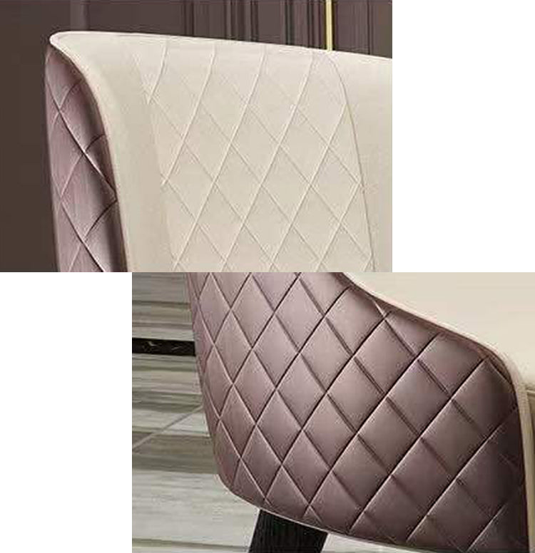 Nordic Glam Style Dining Chairs Wooden Dining Armless Side Chair for Kitchen (Set of 2) Clearhalo ' kitchen&dining_furn' 'Dining Chairs' 'Dining Tables & Seating' 'dining_chair' 'furn' 'furn_dining_chair' 'Furniture' 'furniture_dining_chair' 'Kitchen & Dining Furniture' 'kitchen' 3998862