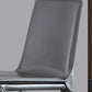 Contemporary Design Leather Chair Set Solid Back Side Dining Chairs (Set of 2) Clearhalo ' kitchen&dining_furn' 'Dining Chairs' 'Dining Tables & Seating' 'dining_chair' 'furn' 'furn_dining_chair' 'Furniture' 'furniture_dining_chair' 'Kitchen & Dining Furniture' 'kitchen' 3998928