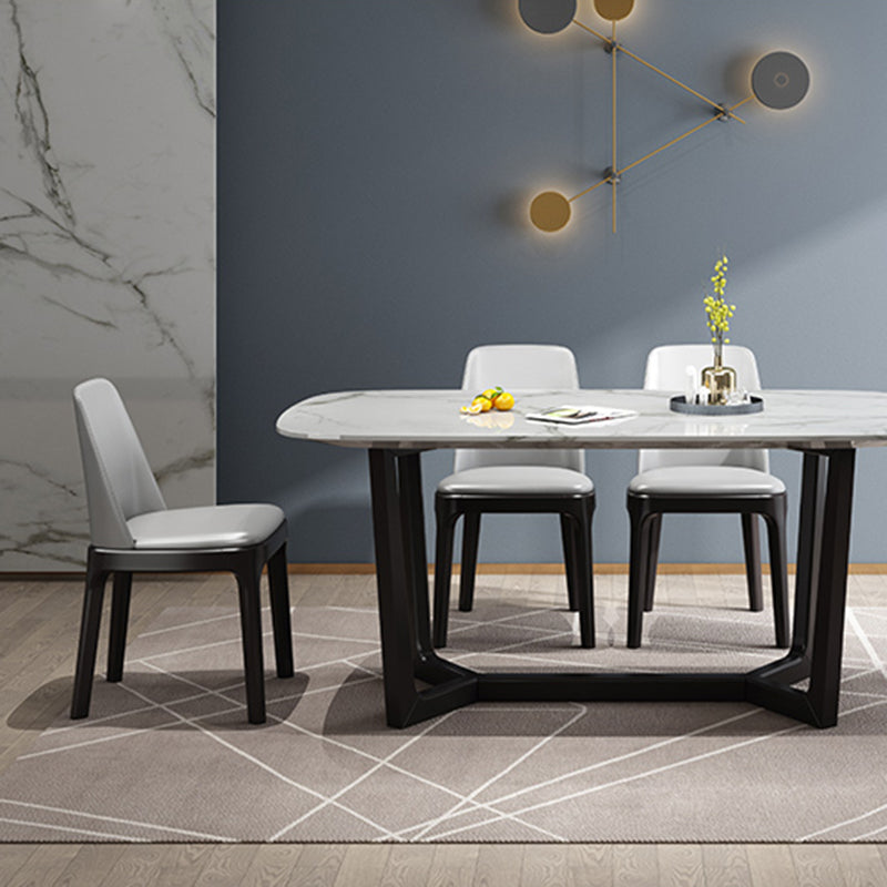 Scandinavian Rubberwood Chairs Set Solid Back Side Dining Chair (Set of 2) Clearhalo ' kitchen&dining_furn' 'Dining Chairs' 'Dining Tables & Seating' 'dining_chair' 'furn' 'furn_dining_chair' 'Furniture' 'furniture_dining_chair' 'Kitchen & Dining Furniture' 'kitchen' 3998939