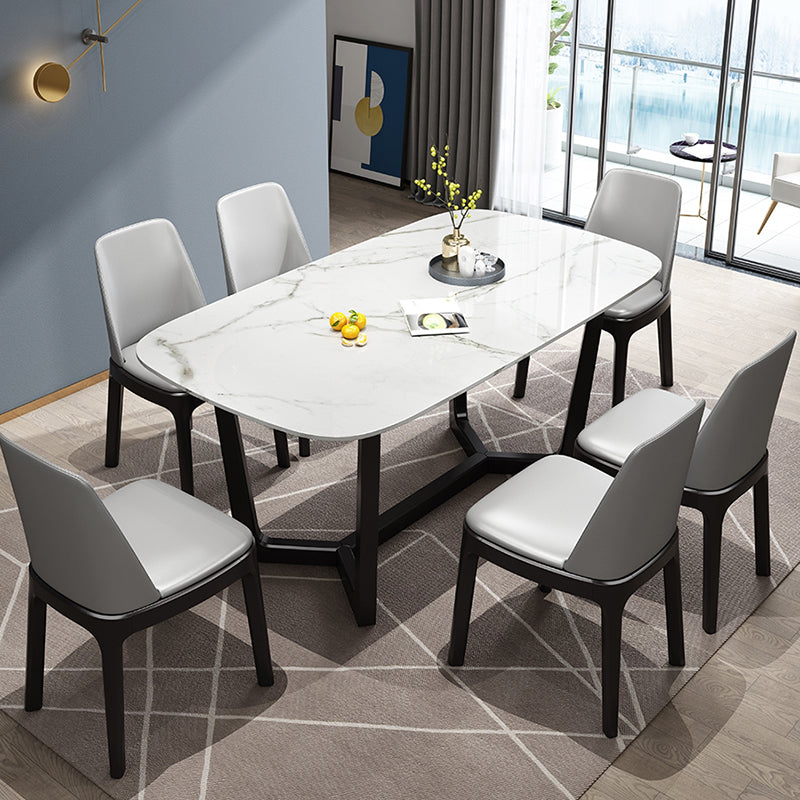 Scandinavian Rubberwood Chairs Set Solid Back Side Dining Chair (Set of 2) Clearhalo ' kitchen&dining_furn' 'Dining Chairs' 'Dining Tables & Seating' 'dining_chair' 'furn' 'furn_dining_chair' 'Furniture' 'furniture_dining_chair' 'Kitchen & Dining Furniture' 'kitchen' 3998943