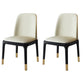 Scandinavian Rubberwood Chairs Set Solid Back Side Dining Chair (Set of 2) Black Clearhalo ' kitchen&dining_furn' 'Dining Chairs' 'Dining Tables & Seating' 'dining_chair' 'furn' 'furn_dining_chair' 'Furniture' 'furniture_dining_chair' 'Kitchen & Dining Furniture' 'kitchen' 3998971