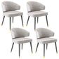 Nordic Metal Dining Room Arm Chairs Velvet Dining Side Chair for Restaurant Grey 4 Piece Set Black Clearhalo ' kitchen&dining_furn' 'Dining Chairs' 'Dining Tables & Seating' 'dining_chair' 'furn' 'furn_dining_chair' 'Furniture' 'furniture_dining_chair' 'Kitchen & Dining Furniture' 'kitchen' 3998994