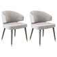 Nordic Metal Dining Room Arm Chairs Velvet Dining Side Chair for Restaurant Grey 2 Piece Set Black Clearhalo ' kitchen&dining_furn' 'Dining Chairs' 'Dining Tables & Seating' 'dining_chair' 'furn' 'furn_dining_chair' 'Furniture' 'furniture_dining_chair' 'Kitchen & Dining Furniture' 'kitchen' 3998996