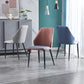 Contemporary Style Metal Chairs Set Dining Kitchen Solid Back Side Chair (Set of 4) Clearhalo ' kitchen&dining_furn' 'Dining Chairs' 'Dining Tables & Seating' 'dining_chair' 'furn' 'furn_dining_chair' 'Furniture' 'furniture_dining_chair' 'Kitchen & Dining Furniture' 'kitchen' 3999068