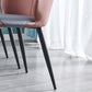 Contemporary Style Metal Chairs Set Dining Kitchen Solid Back Side Chair (Set of 4) Clearhalo ' kitchen&dining_furn' 'Dining Chairs' 'Dining Tables & Seating' 'dining_chair' 'furn' 'furn_dining_chair' 'Furniture' 'furniture_dining_chair' 'Kitchen & Dining Furniture' 'kitchen' 3999070