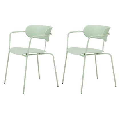 Industrial Style Metal Dining Chairs Stackable Dining Chairs for Kitchen Light Green 2 Piece Set Clearhalo ' kitchen&dining_furn' 'Dining Chairs' 'Dining Tables & Seating' 'dining_chair' 'furn' 'furn_dining_chair' 'Furniture' 'furniture_dining_chair' 'Kitchen & Dining Furniture' 'kitchen' 3999159