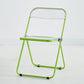 Modern Indoor-Outdoor Chair Home Metal Side Chair Folding Open Back Dining Side Chair Light Green 1 Piece Clearhalo ' kitchen&dining_furn' 'Dining Chairs' 'Dining Tables & Seating' 'dining_chair' 'furn' 'furn_dining_chair' 'Furniture' 'furniture_dining_chair' 'Kitchen & Dining Furniture' 'kitchen' 3999219