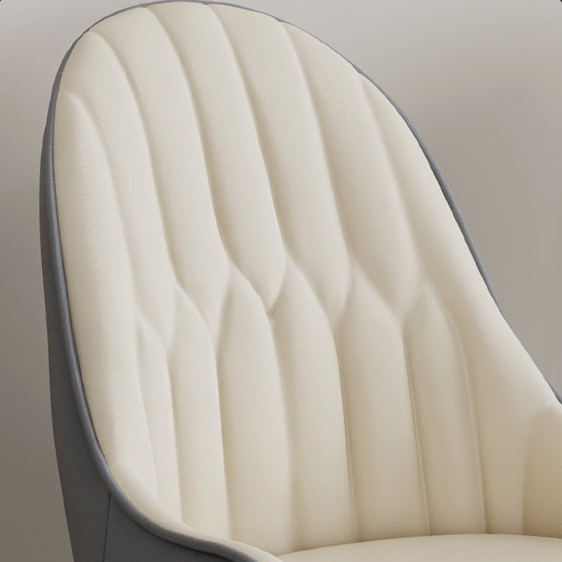 Scandinavian Style Metal Chairs Solid Back Arm Kitchen Dining Chair Set Clearhalo ' kitchen&dining_furn' 'Dining Chairs' 'Dining Tables & Seating' 'dining_chair' 'furn' 'furn_dining_chair' 'Furniture' 'furniture_dining_chair' 'Kitchen & Dining Furniture' 'kitchen' 3999240