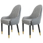 Scandinavian Style Metal Chairs Solid Back Arm Kitchen Dining Chair Set Grey 2 Piece Set Clearhalo ' kitchen&dining_furn' 'Dining Chairs' 'Dining Tables & Seating' 'dining_chair' 'furn' 'furn_dining_chair' 'Furniture' 'furniture_dining_chair' 'Kitchen & Dining Furniture' 'kitchen' 3999271