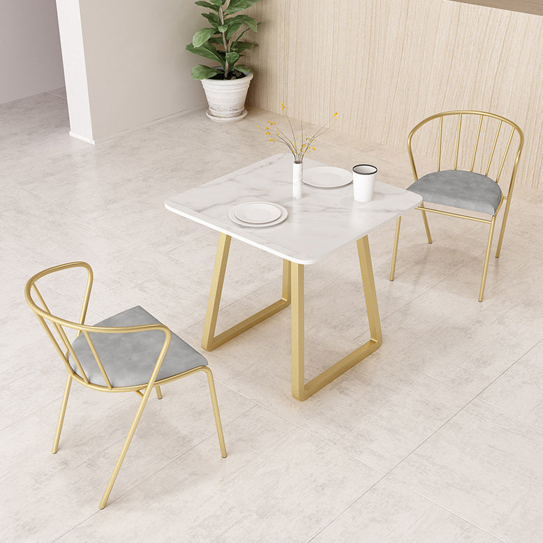 Industrial Style Dining Site Table Stone Sled Base Dining Room Home Furniture Clearhalo ' dining_table' 'Dining Tables & Seating' 'Dining Tables' 'furn' 'furn_dining_table' 'Furniture' 'furniture_dining_table' 'Kitchen & Dining Furniture' 'kitchen&dining_furn' 'kitchen' 'kitchen_dining_table' 4000822