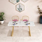 Industrial Style Dining Site Table Stone Sled Base Dining Room Home Furniture Clearhalo ' dining_table' 'Dining Tables & Seating' 'Dining Tables' 'furn' 'furn_dining_table' 'Furniture' 'furniture_dining_table' 'Kitchen & Dining Furniture' 'kitchen&dining_furn' 'kitchen' 'kitchen_dining_table' 4000826