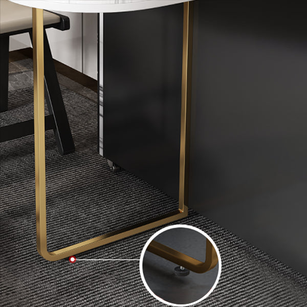 Contemporary Drop-Leaf Dining Room Collection Oval Furniture ,15"L x 31.5"W x 29.5"H Clearhalo ' dining_table' 'Dining Tables & Seating' 'Dining Tables' 'furn' 'furn_dining_table' 'Furniture' 'furniture_dining_table' 'Kitchen & Dining Furniture' 'kitchen&dining_furn' 'kitchen' 'kitchen_dining_table' 4002392