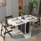 Contemporary Drop-Leaf Dining Room Collection Oval Furniture ,15"L x 31.5"W x 29.5"H Clearhalo ' dining_table' 'Dining Tables & Seating' 'Dining Tables' 'furn' 'furn_dining_table' 'Furniture' 'furniture_dining_table' 'Kitchen & Dining Furniture' 'kitchen&dining_furn' 'kitchen' 'kitchen_dining_table' 4002394
