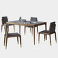 Sintered Stone Grey Dining Table Mid-Century Modern 4 Legs Table for Dining Room Clearhalo ' dining_table' 'Dining Tables & Seating' 'Dining Tables' 'furn' 'furn_dining_table' 'Furniture' 'furniture_dining_table' 'Kitchen & Dining Furniture' 'kitchen&dining_furn' 'kitchen' 'kitchen_dining_table' 4002399