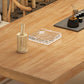 Metal Industrial Rectangle Dining Table Wood Top Table with Trestle Base Clearhalo ' dining_table' 'Dining Tables & Seating' 'Dining Tables' 'furn' 'furn_dining_table' 'Furniture' 'furniture_dining_table' 'Kitchen & Dining Furniture' 'kitchen&dining_furn' 'kitchen' 'kitchen_dining_table' 4002413