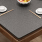 Mid-Century Sintered Stone Dining Table 4 Legs Solid Wood Base Rectangle Table for Home Clearhalo ' dining_table' 'Dining Tables & Seating' 'Dining Tables' 'furn' 'furn_dining_table' 'Furniture' 'furniture_dining_table' 'Kitchen & Dining Furniture' 'kitchen&dining_furn' 'kitchen' 'kitchen_dining_table' 4002425