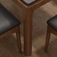 Mid-Century Sintered Stone Dining Table 4 Legs Solid Wood Base Rectangle Table for Home Clearhalo ' dining_table' 'Dining Tables & Seating' 'Dining Tables' 'furn' 'furn_dining_table' 'Furniture' 'furniture_dining_table' 'Kitchen & Dining Furniture' 'kitchen&dining_furn' 'kitchen' 'kitchen_dining_table' 4002430