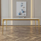Sintered Stone Dining Table Luxury Style 4 Legs Base Rectangle Table for Dining Room Clearhalo ' dining_table' 'Dining Tables & Seating' 'Dining Tables' 'furn' 'furn_dining_table' 'Furniture' 'furniture_dining_table' 'Kitchen & Dining Furniture' 'kitchen&dining_furn' 'kitchen' 'kitchen_dining_table' 4002445