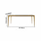 Sintered Stone Dining Table Luxury Style 4 Legs Base Rectangle Table for Dining Room Clearhalo ' dining_table' 'Dining Tables & Seating' 'Dining Tables' 'furn' 'furn_dining_table' 'Furniture' 'furniture_dining_table' 'Kitchen & Dining Furniture' 'kitchen&dining_furn' 'kitchen' 'kitchen_dining_table' 4002451