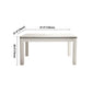 Mid-Century Home Marble Dining Table Rectangle Shape Table with 4 Legs Base Clearhalo ' dining_table' 'Dining Tables & Seating' 'Dining Tables' 'furn' 'furn_dining_table' 'Furniture' 'furniture_dining_table' 'Kitchen & Dining Furniture' 'kitchen&dining_furn' 'kitchen' 'kitchen_dining_table' 4002466