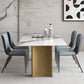 Sintered Stone Dining Table Luxury Style Double Pedestal Base Table for Home Clearhalo ' dining_table' 'Dining Tables & Seating' 'Dining Tables' 'furn' 'furn_dining_table' 'Furniture' 'furniture_dining_table' 'Kitchen & Dining Furniture' 'kitchen&dining_furn' 'kitchen' 'kitchen_dining_table' 4002480