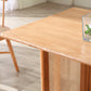 Rectangle Wood Dining Table Modern Oak Table in Nature with Double Pedestal Clearhalo ' dining_table' 'Dining Tables & Seating' 'Dining Tables' 'furn' 'furn_dining_table' 'Furniture' 'furniture_dining_table' 'Kitchen & Dining Furniture' 'kitchen&dining_furn' 'kitchen' 'kitchen_dining_table' 4002520