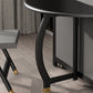Mid-Century Modern Dining Table Round Solid Wood Drop-Leaf Dining Table for Home Use Clearhalo ' dining_table' 'Dining Tables & Seating' 'Dining Tables' 'furn' 'furn_dining_table' 'Furniture' 'furniture_dining_table' 'Kitchen & Dining Furniture' 'kitchen&dining_furn' 'kitchen' 'kitchen_dining_table' 4002569