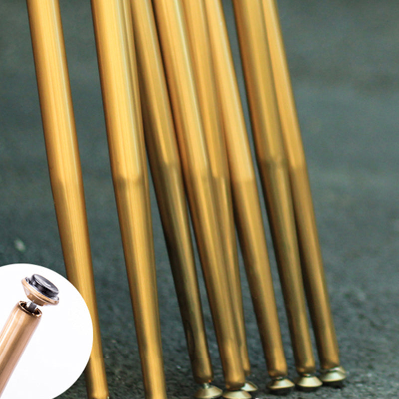 Nordic Metal Dining Room Armless Chairs Upholstered Dining Side Chair for Restaurant Clearhalo ' kitchen&dining_furn' 'Dining Chairs' 'Dining Tables & Seating' 'dining_chair' 'furn' 'furn_dining_chair' 'Furniture' 'furniture_dining_chair' 'Kitchen & Dining Furniture' 'kitchen' 4008248