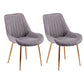 Nordic Metal Dining Room Armless Chairs Upholstered Dining Side Chair for Restaurant Grey 2 Piece Set Clearhalo ' kitchen&dining_furn' 'Dining Chairs' 'Dining Tables & Seating' 'dining_chair' 'furn' 'furn_dining_chair' 'Furniture' 'furniture_dining_chair' 'Kitchen & Dining Furniture' 'kitchen' 4008262