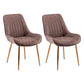 Nordic Metal Dining Room Armless Chairs Upholstered Dining Side Chair for Restaurant Coffee 2 Piece Set Clearhalo ' kitchen&dining_furn' 'Dining Chairs' 'Dining Tables & Seating' 'dining_chair' 'furn' 'furn_dining_chair' 'Furniture' 'furniture_dining_chair' 'Kitchen & Dining Furniture' 'kitchen' 4008264