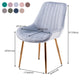 Nordic Metal Dining Room Armless Chairs Upholstered Dining Side Chair for Restaurant Clearhalo ' kitchen&dining_furn' 'Dining Chairs' 'Dining Tables & Seating' 'dining_chair' 'furn' 'furn_dining_chair' 'Furniture' 'furniture_dining_chair' 'Kitchen & Dining Furniture' 'kitchen' 4008274
